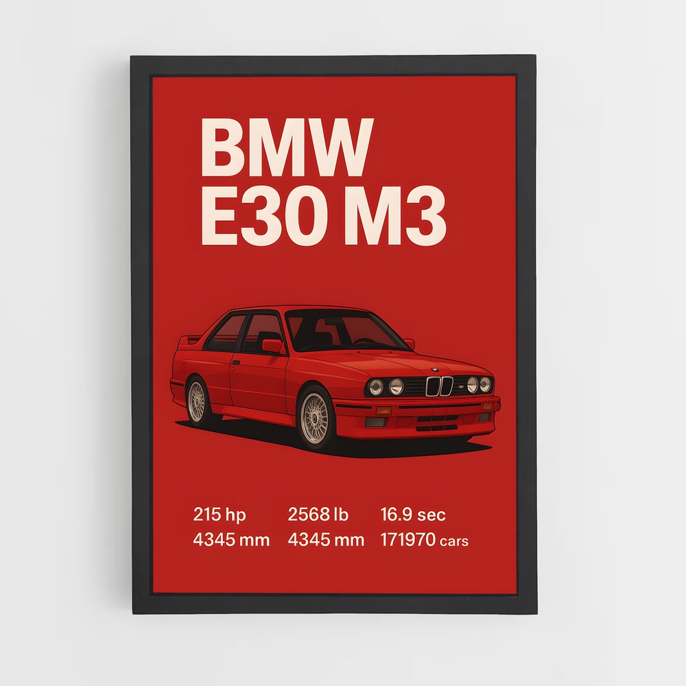 Poster M3 Legend – affiche BMW (vue 2)